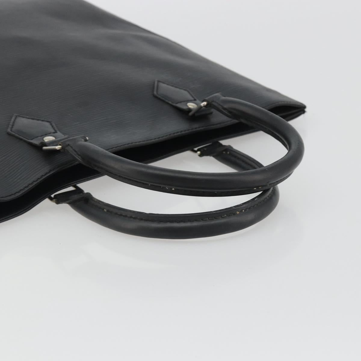 LOUIS VUITTON Epi Sac Plat Hand Bag Black M59082 LV Auth 188561