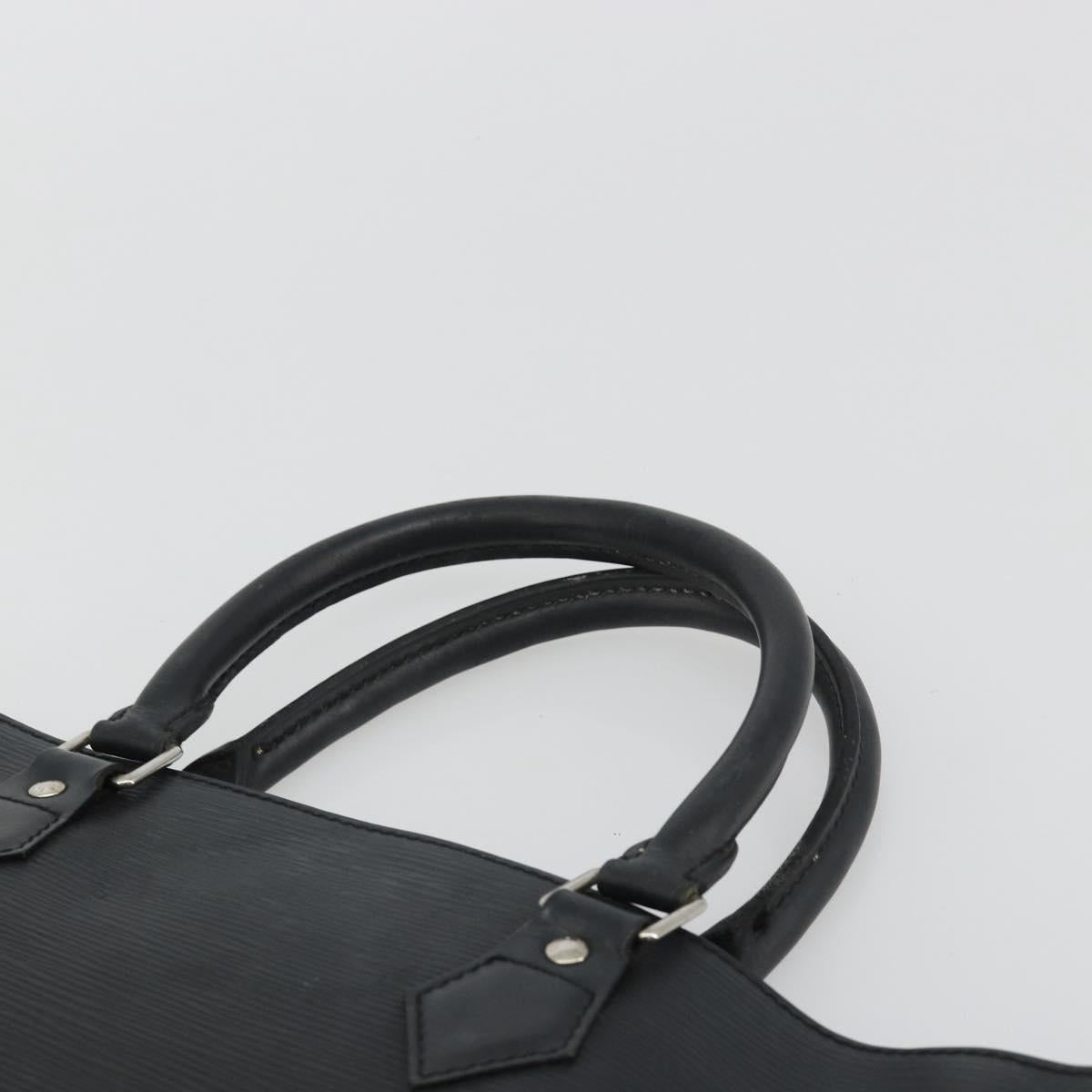 LOUIS VUITTON Epi Sac Plat Hand Bag Black M59082 LV Auth 188561