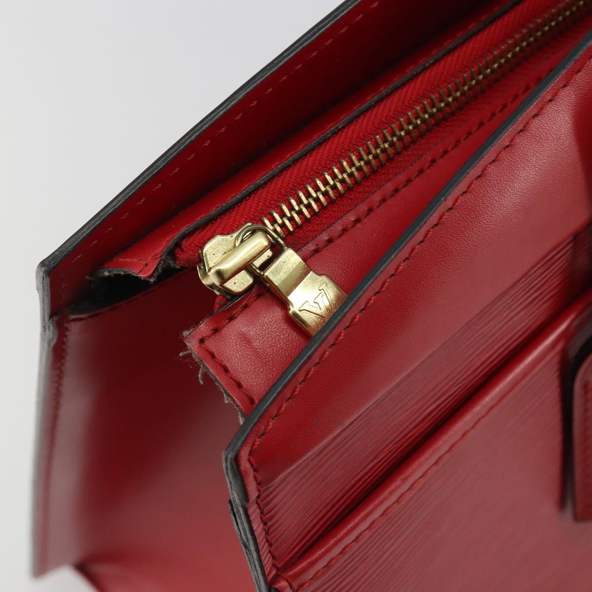 LOUIS VUITTON Epi Riviera Hand Bag Red M48187 LV Auth 188565