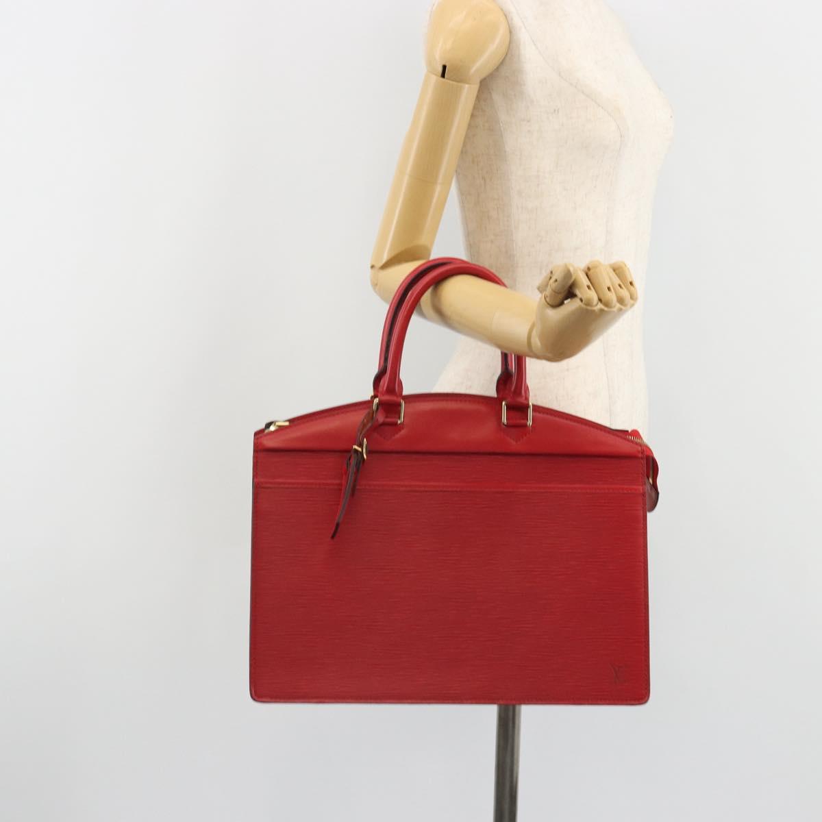 LOUIS VUITTON Epi Riviera Hand Bag Red M48187 LV Auth 188565