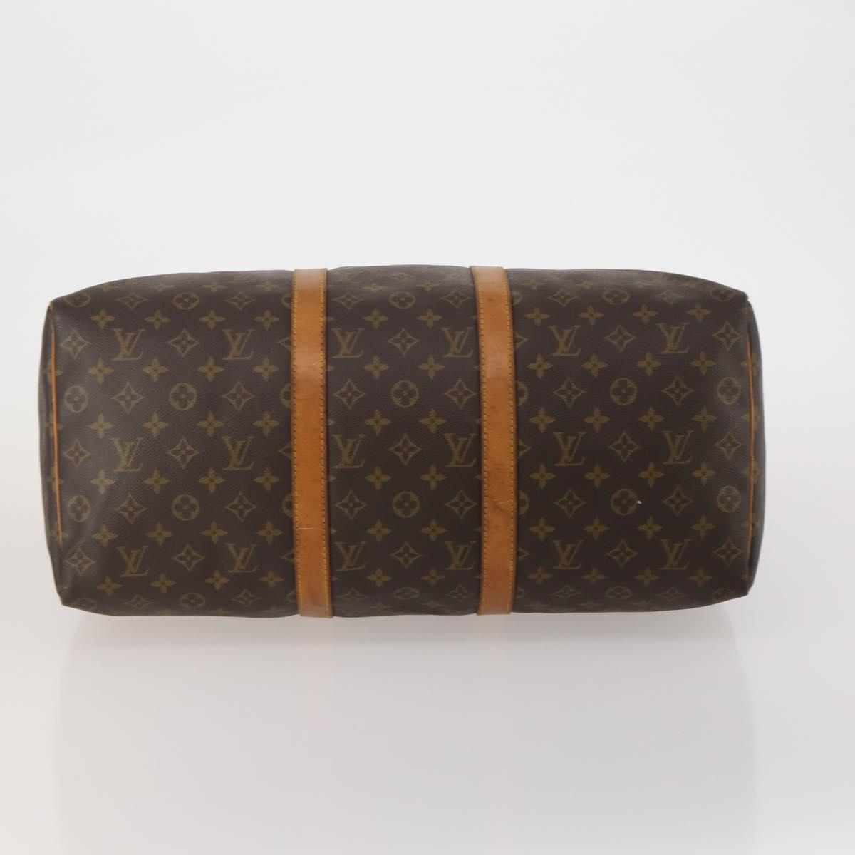 LOUIS VUITTON Monogram Keepall 50 Boston Bag M41426 LV Auth 188566