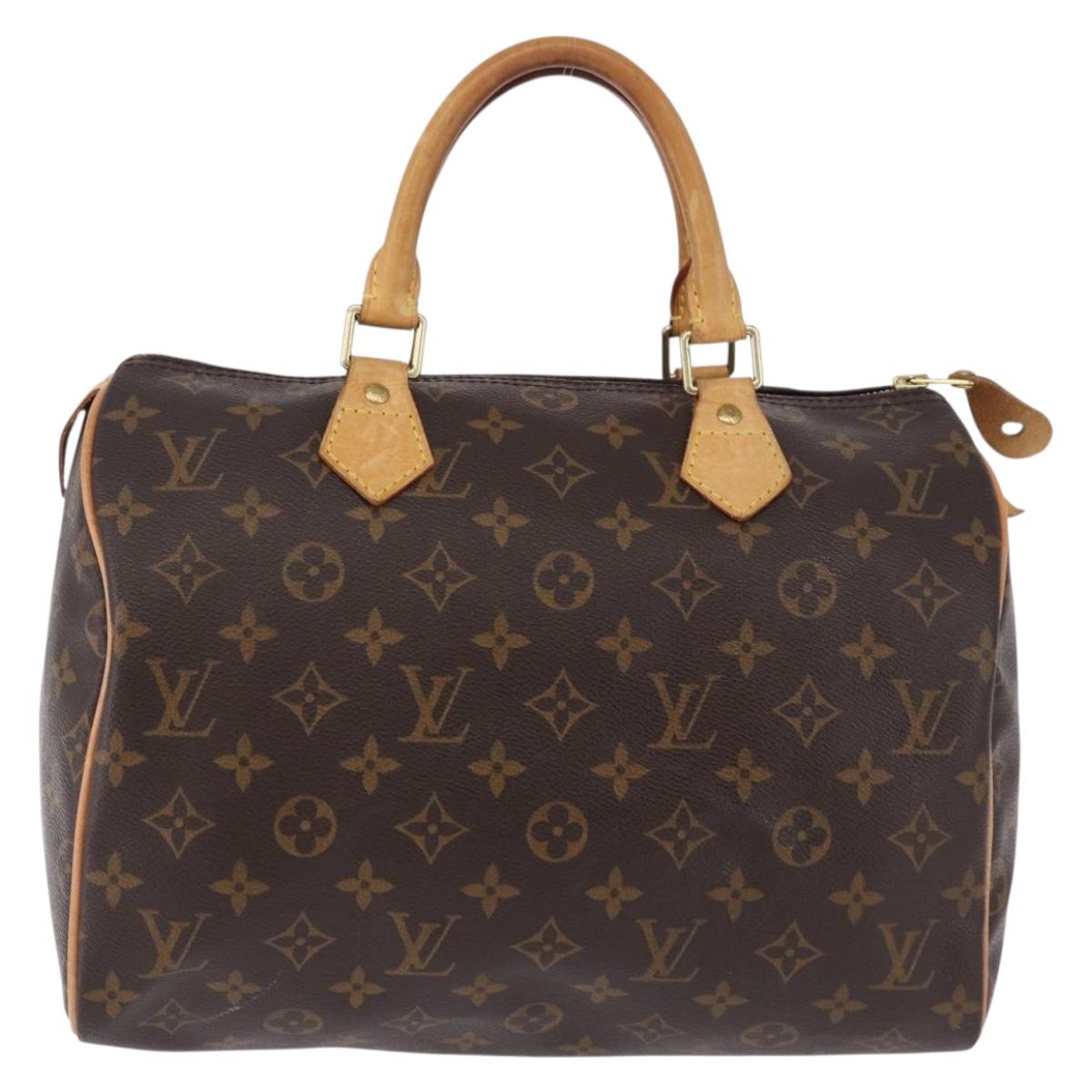 LOUIS VUITTON Monogram Speedy 30 Hand Bag M41526 LV Auth 188575SAV