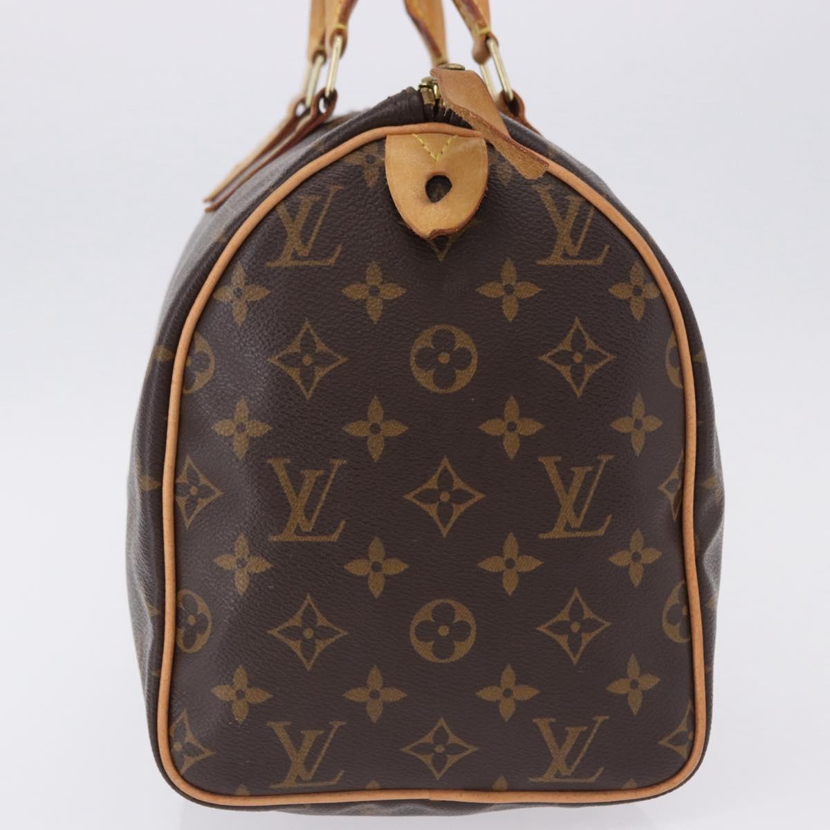 LOUIS VUITTON Monogram Speedy 30 Hand Bag M41526 LV Auth 188575SAV