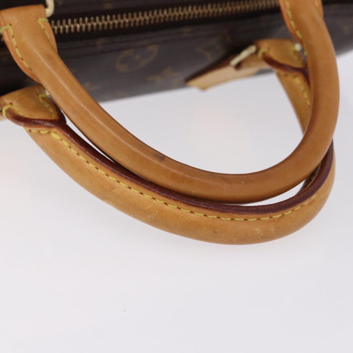 LOUIS VUITTON Monogram Speedy 30 Hand Bag M41526 LV Auth 188575SAV