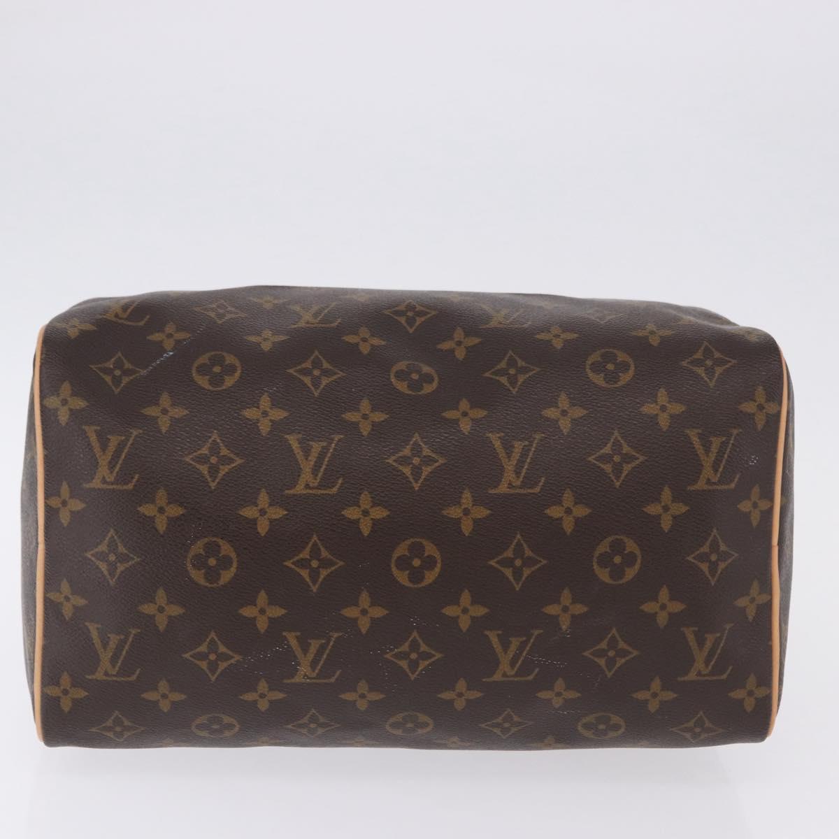 LOUIS VUITTON Monogram Speedy 30 Hand Bag M41526 LV Auth 188575SAV