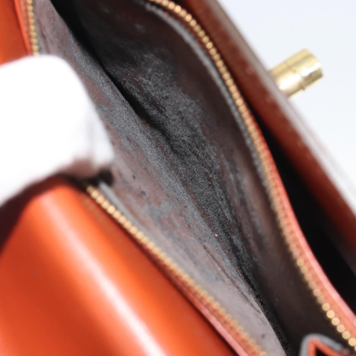 LOUIS VUITTON Epi Malesherbes Hand Bag Brown M52373 LV Auth 188584
