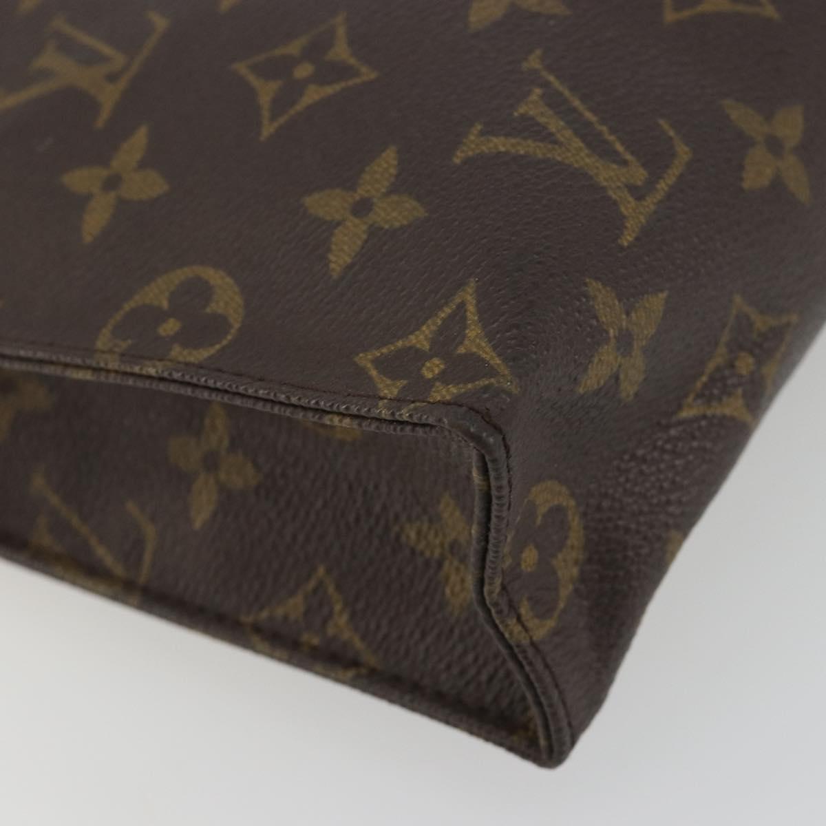 LOUIS VUITTON Monogram Poche Toilette 26 Pouch M47542 LV Auth 188598