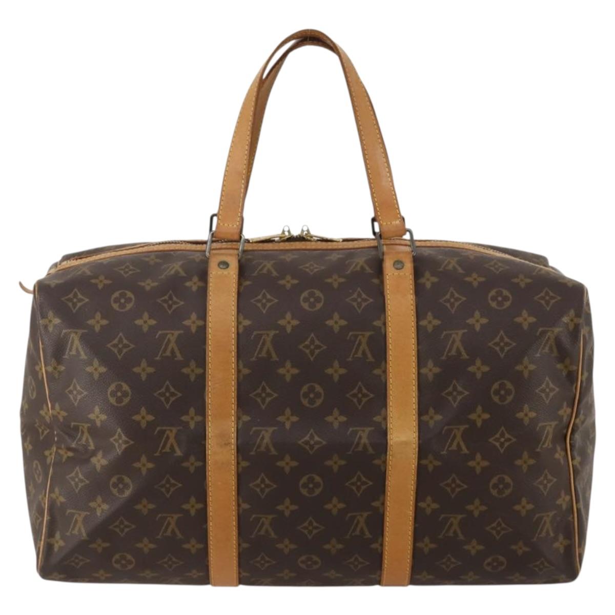 LOUIS VUITTON Monogram Sac Souple 45 Boston Bag M41624 LV Auth 188599