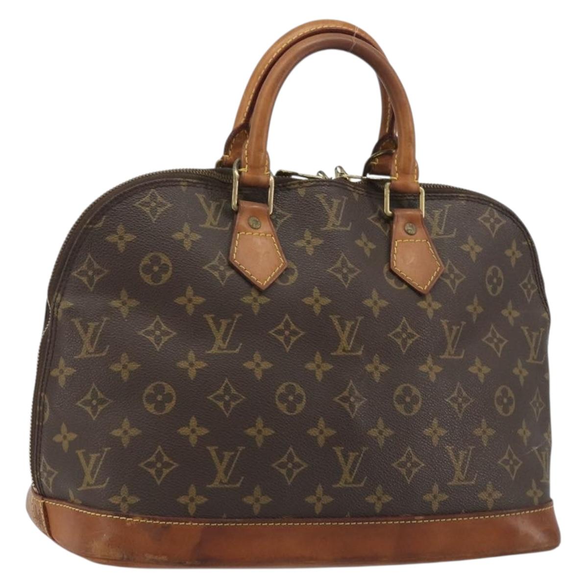 LOUIS VUITTON Monogram Alma Hand Bag M51130 LV Auth 188616