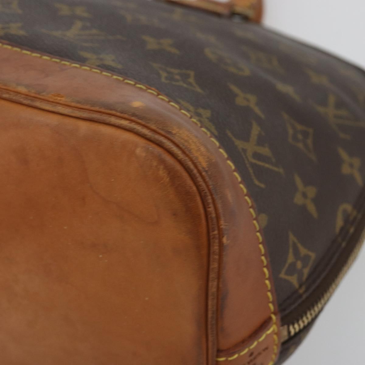 LOUIS VUITTON Monogram Alma Hand Bag M51130 LV Auth 188616