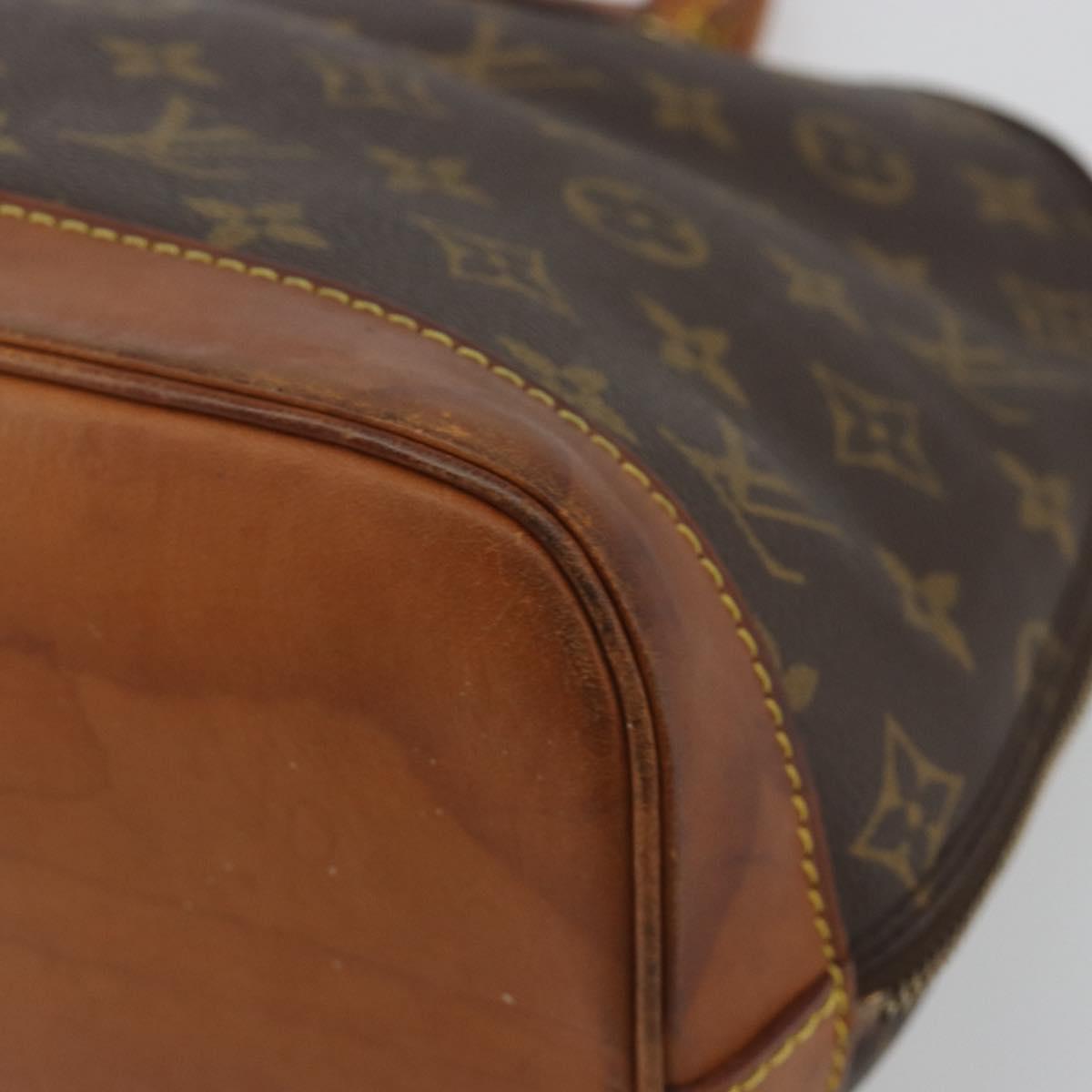 LOUIS VUITTON Monogram Alma Hand Bag M51130 LV Auth 188616