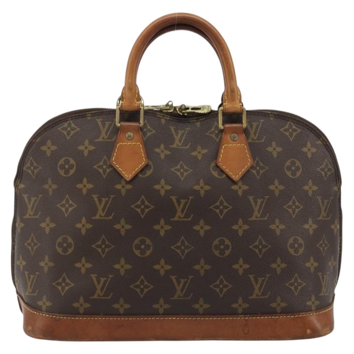 LOUIS VUITTON Monogram Alma Hand Bag M51130 LV Auth 188616