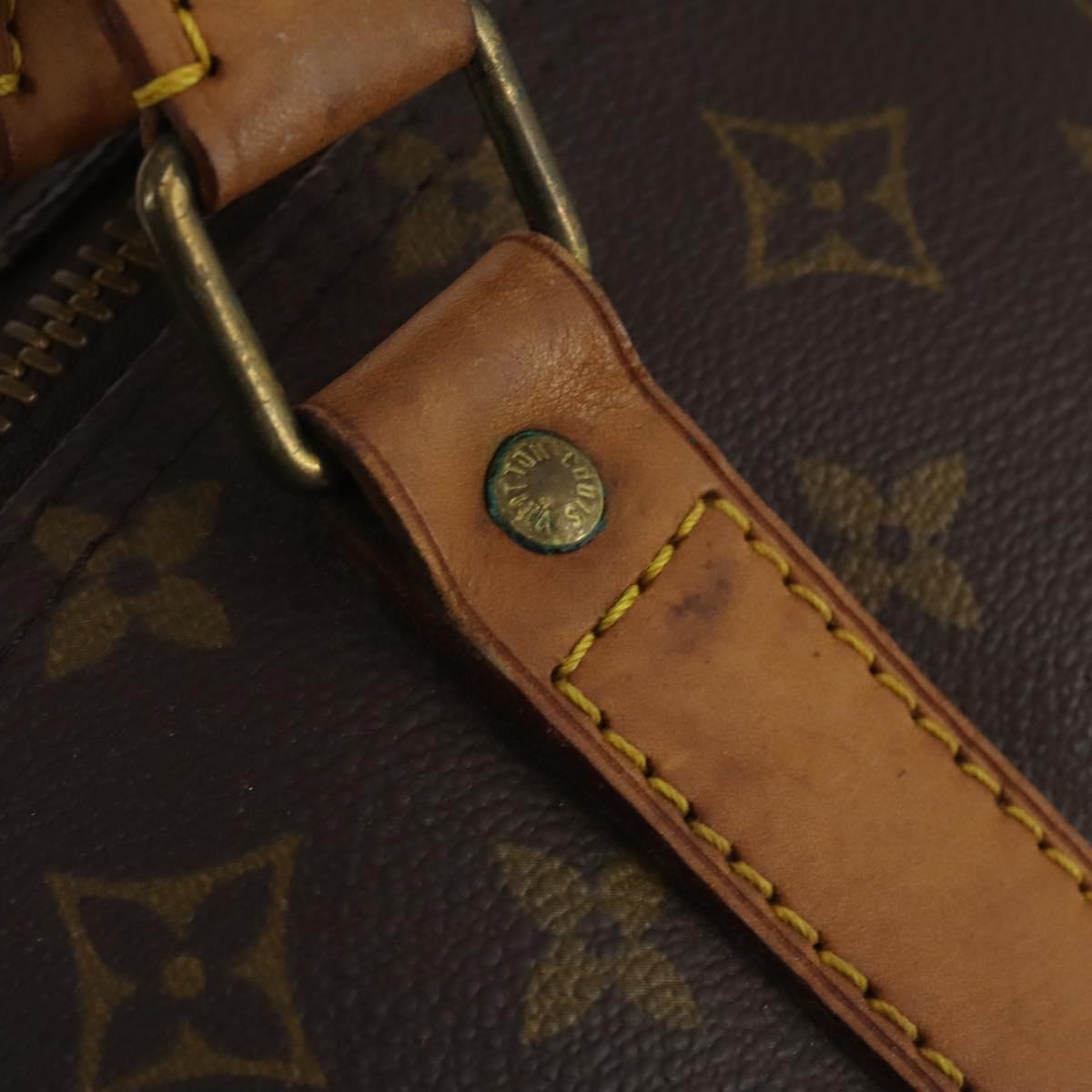 LOUIS VUITTON Monogram Keepall 60 Boston Bag M41422 LV Auth 188618