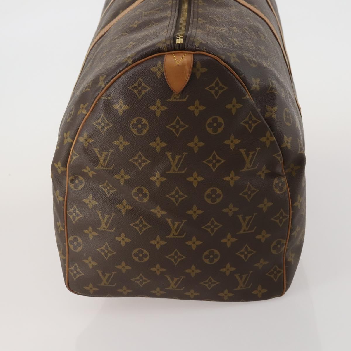 LOUIS VUITTON Monogram Keepall 60 Boston Bag M41422 LV Auth 188618