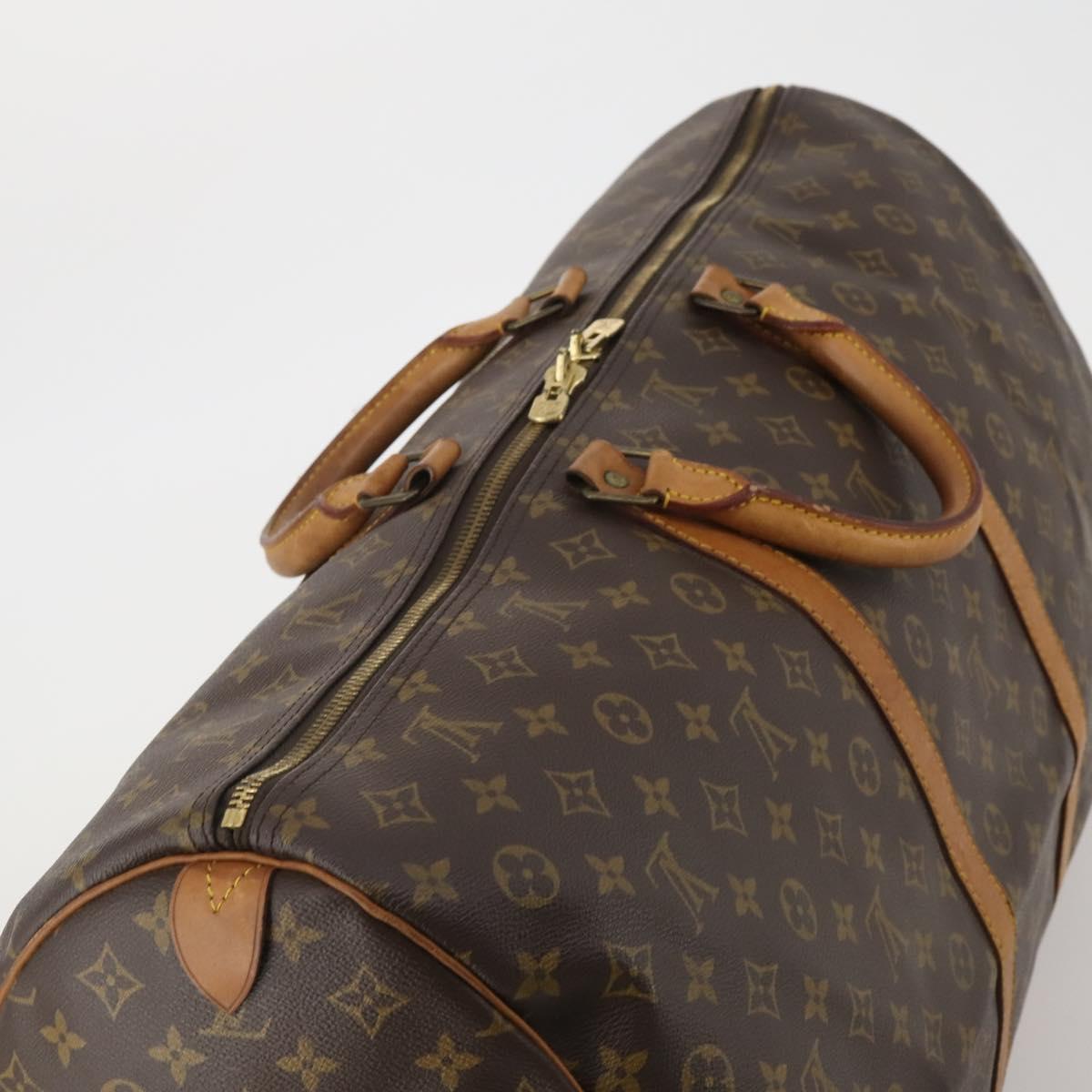 LOUIS VUITTON Monogram Keepall 60 Boston Bag M41422 LV Auth 188618