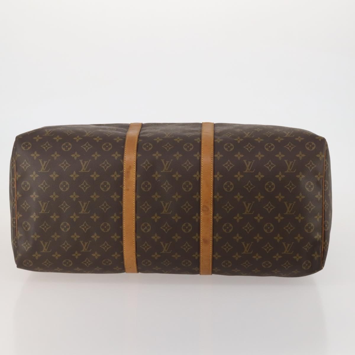 LOUIS VUITTON Monogram Keepall 60 Boston Bag M41422 LV Auth 188618