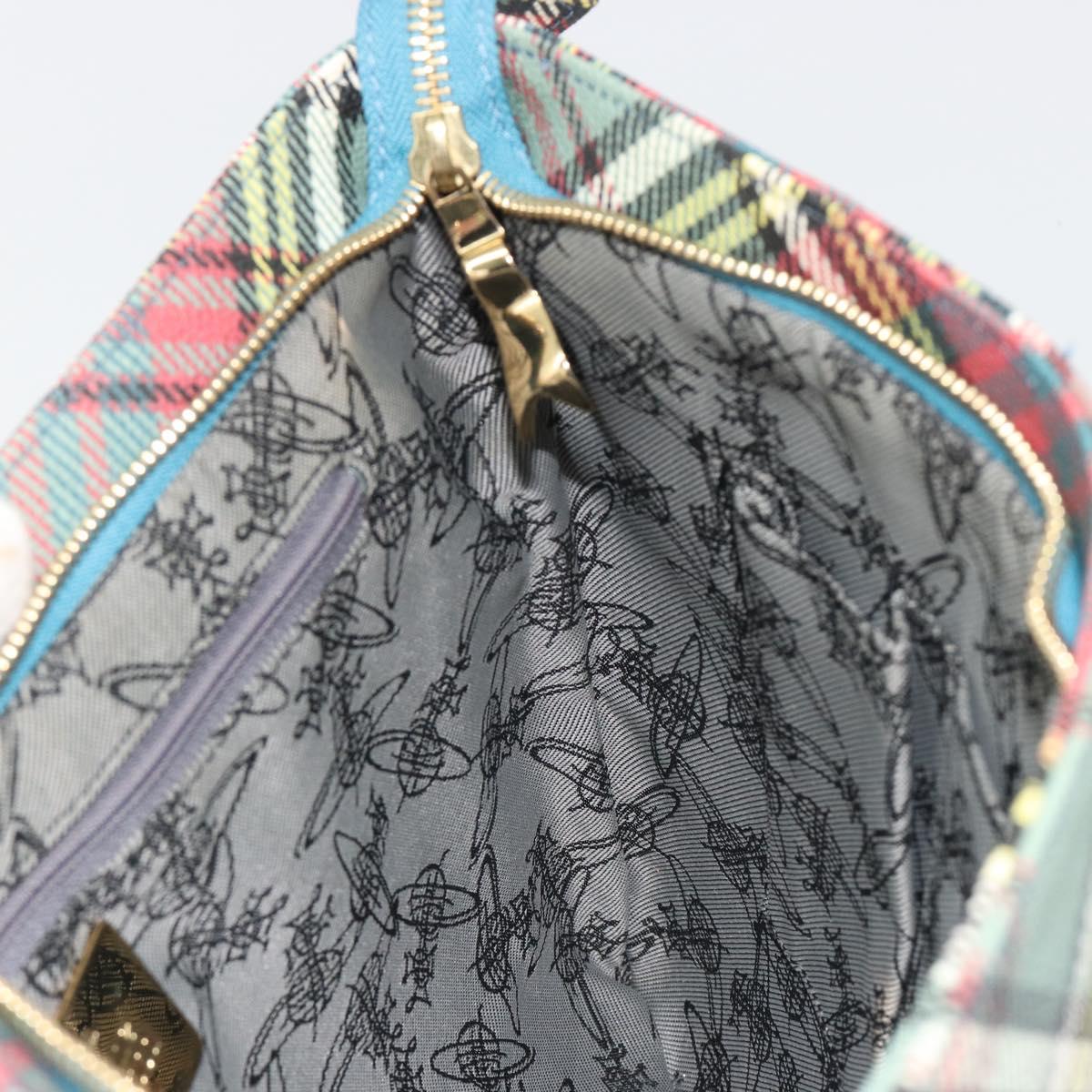 Vivienne Westwood Shoulder Bag PVC Leather Multicolor Gold Auth 188620A