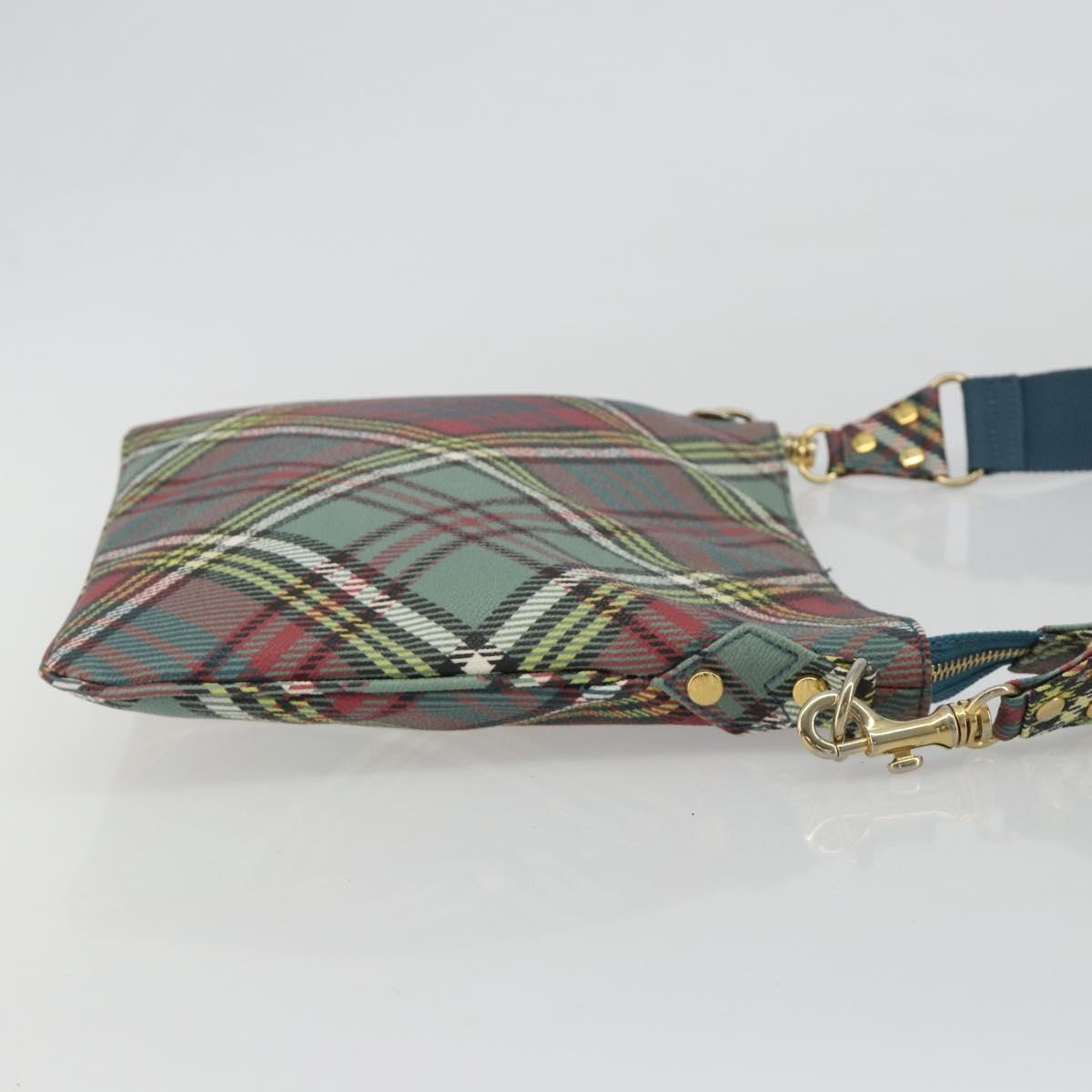 Vivienne Westwood Shoulder Bag PVC Leather Multicolor Gold Auth 188620A