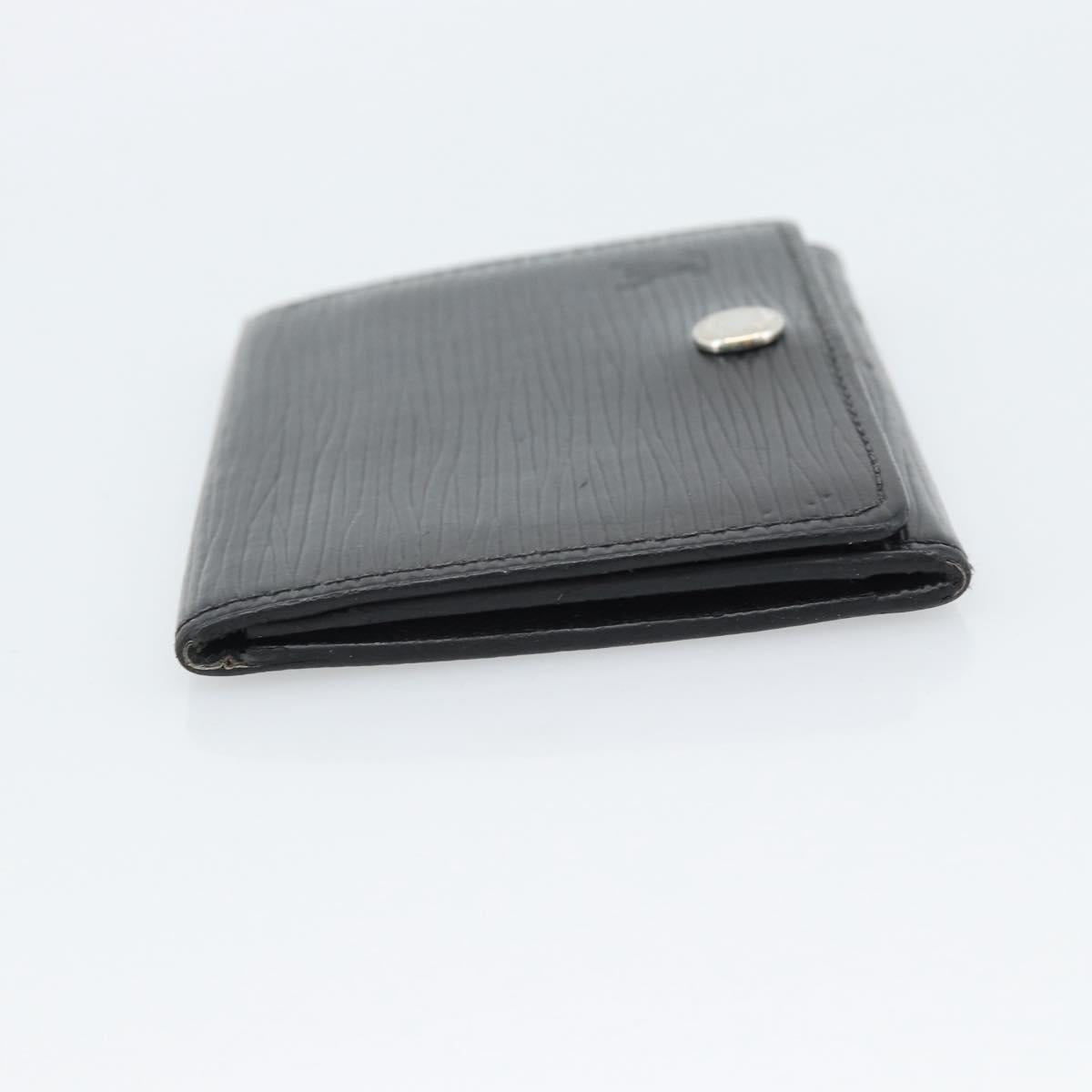 LOUIS VUITTON Epi Anvelop Cult De Vuitto Card Case Black M56169 LV Auth 188628