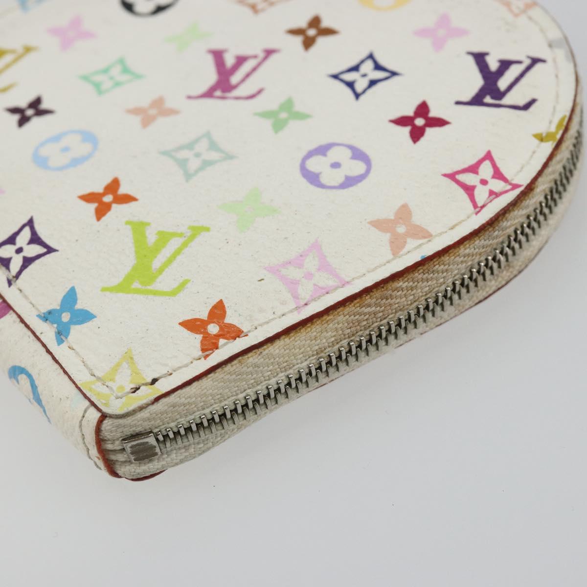 LOUIS VUITTON Monogram Multicolor Porte Monnaie Coeur Purse M60040 Auth 188630A