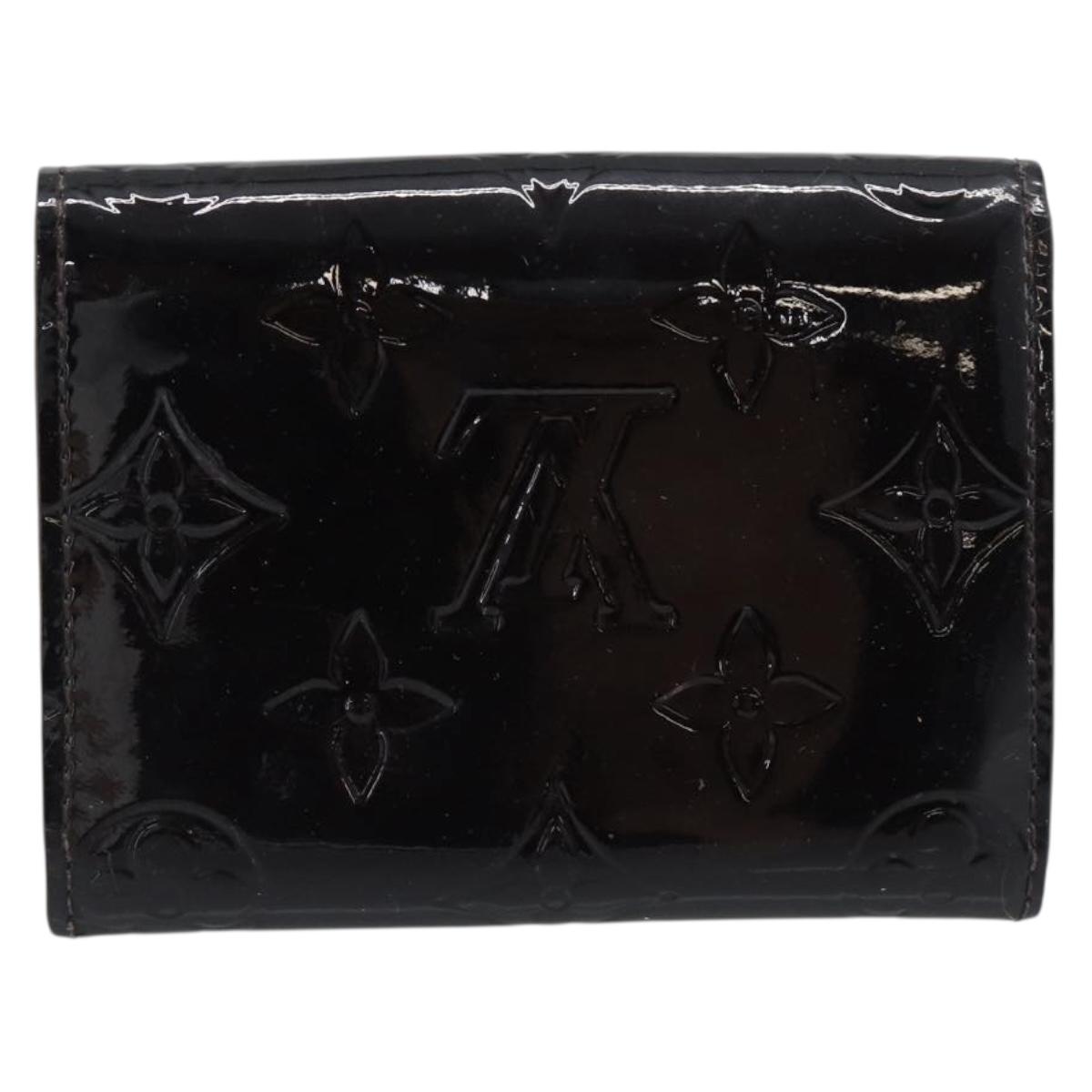 LOUIS VUITTON Vernis Anvelop Cult De Vuitto Case Amarante M91409 Auth 188631