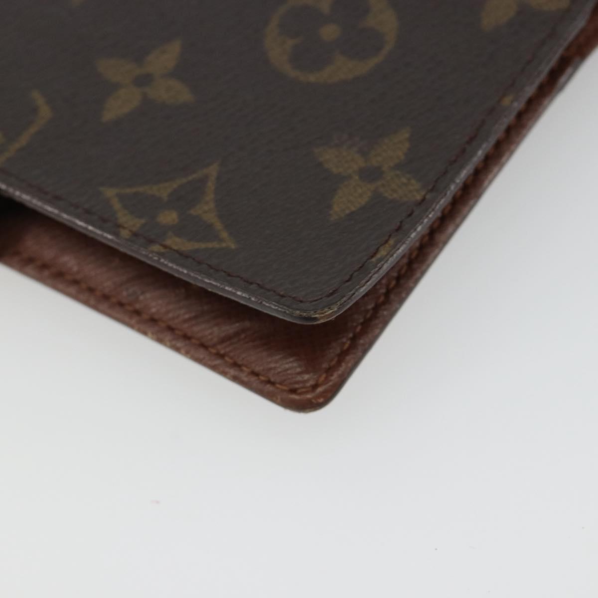 LOUIS VUITTON Monogram Agenda PM Day Planner Cover R20005 LV Auth 188653A