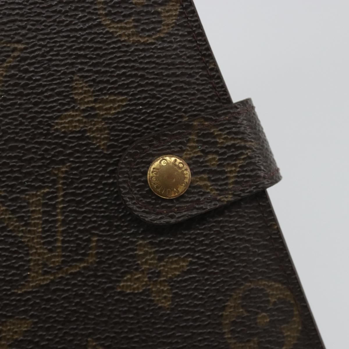 LOUIS VUITTON Monogram Agenda PM Day Planner Cover R20005 LV Auth 188653A