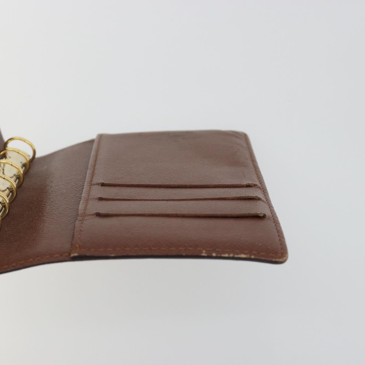 LOUIS VUITTON Monogram Agenda PM Day Planner Cover R20005 LV Auth 188653A