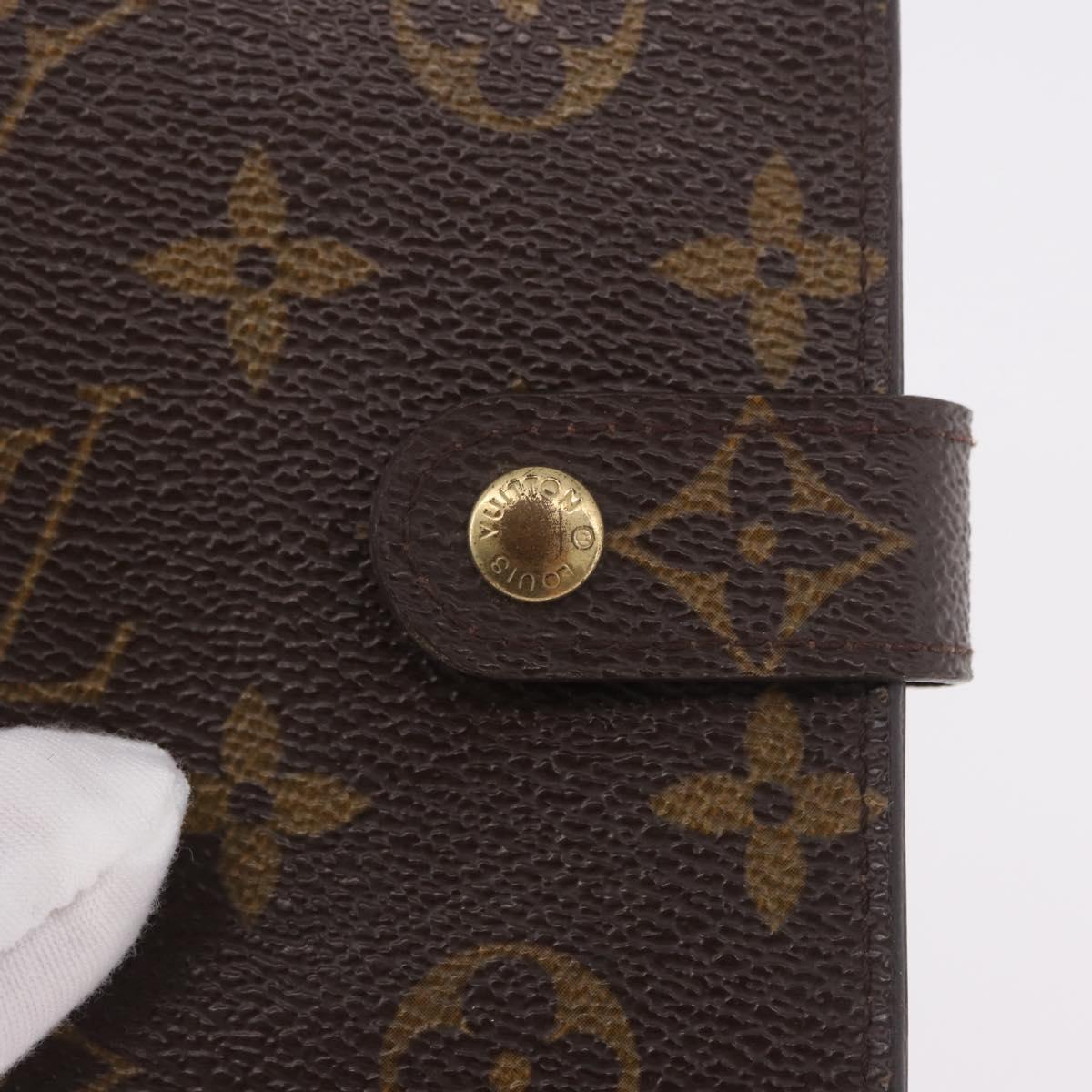 LOUIS VUITTON Monogram Compact Zip Wallet M61667 LV Auth 188654A