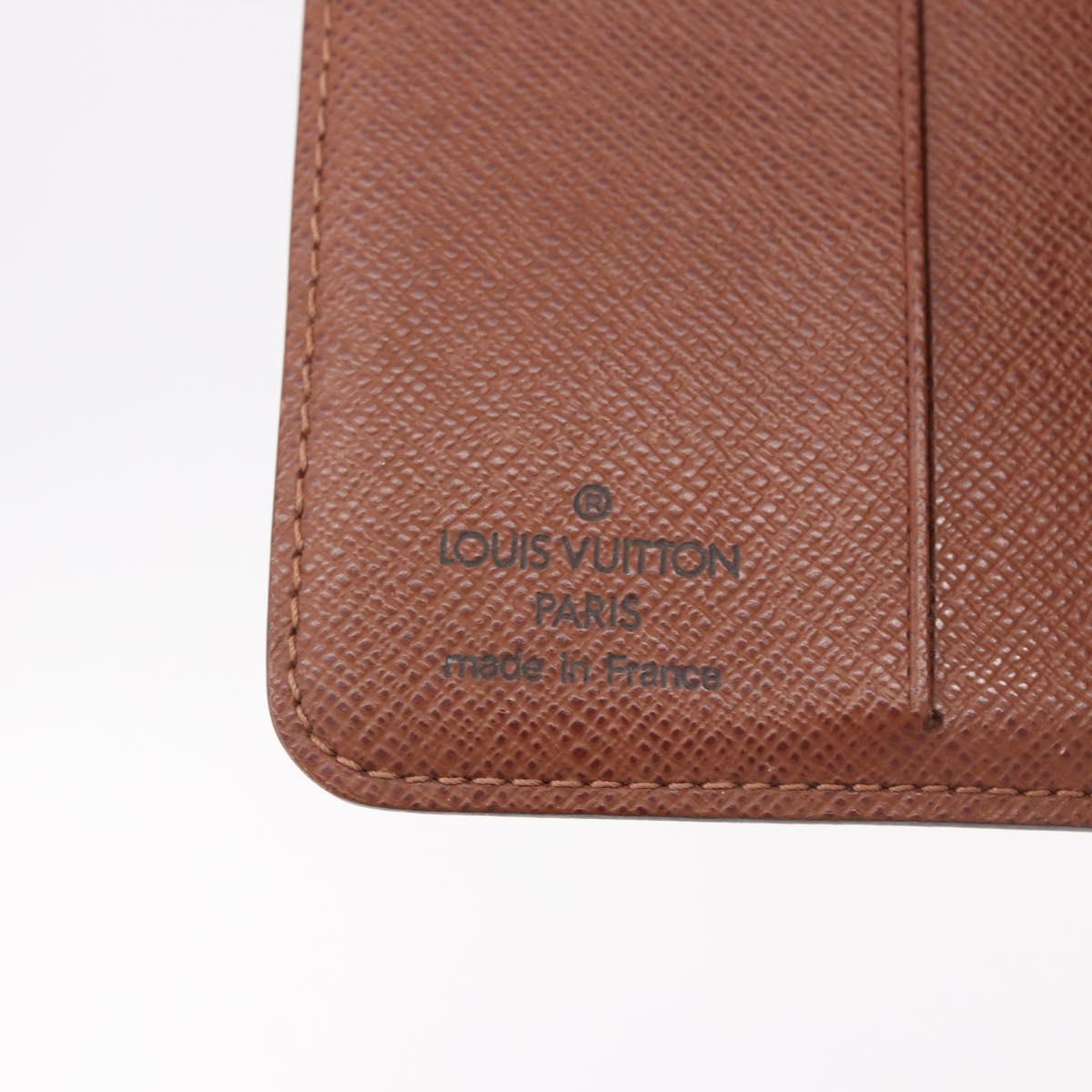 LOUIS VUITTON Monogram Compact Zip Wallet M61667 LV Auth 188654A