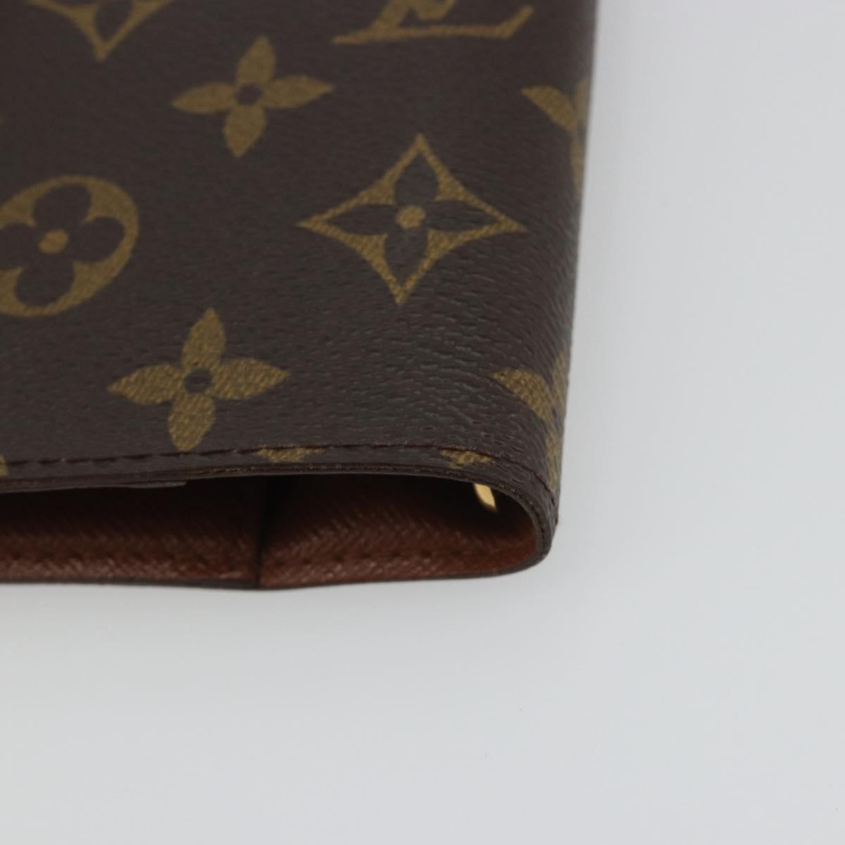 LOUIS VUITTON Monogram Agenda PM Day Planner Cover R20005 LV Auth 188655A