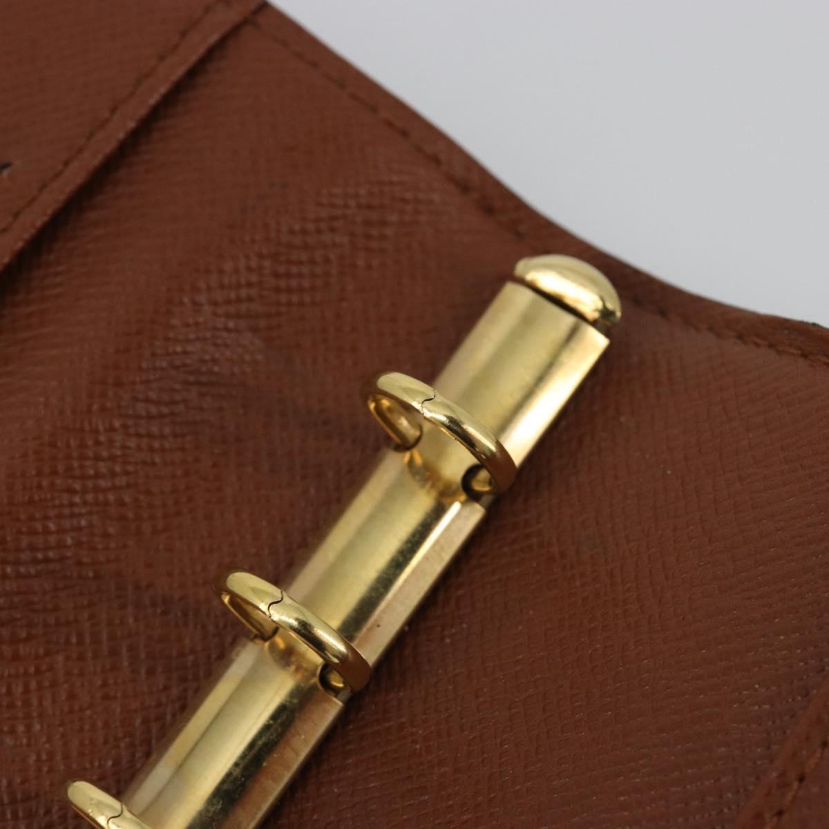 LOUIS VUITTON Monogram Agenda PM Day Planner Cover R20005 LV Auth 188655A