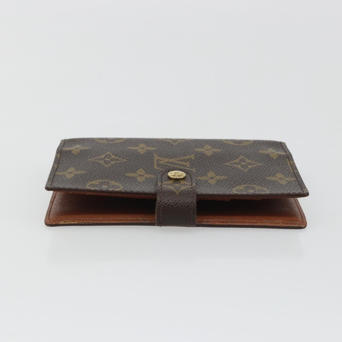 LOUIS VUITTON Monogram Agenda PM Day Planner Cover R20005 LV Auth 188655A