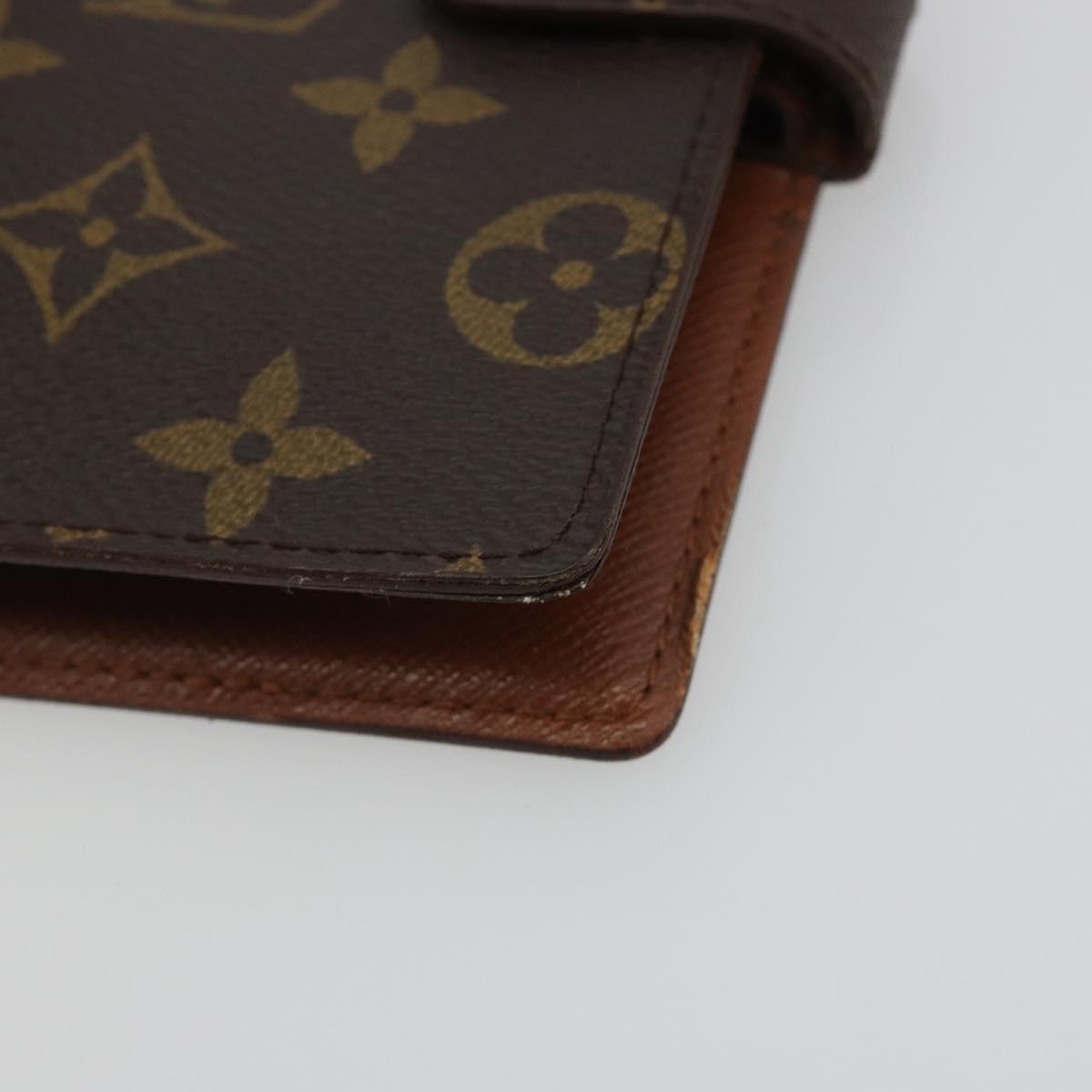 LOUIS VUITTON Monogram Agenda PM Day Planner Cover R20005 LV Auth 188655A
