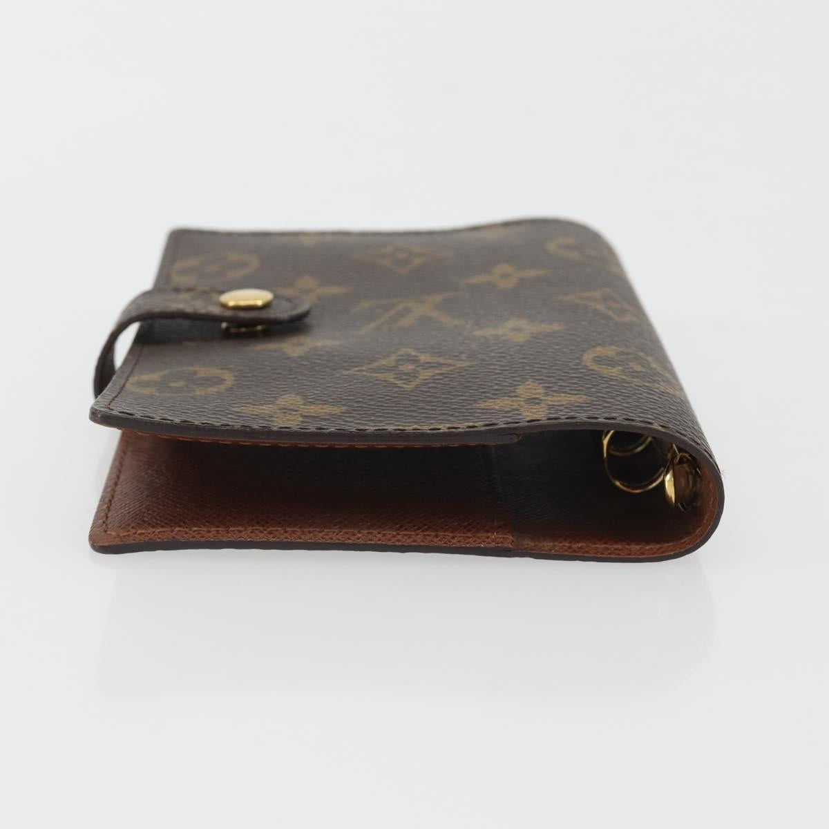 LOUIS VUITTON Monogram Agenda PM Day Planner Cover R20005 LV Auth 188657A