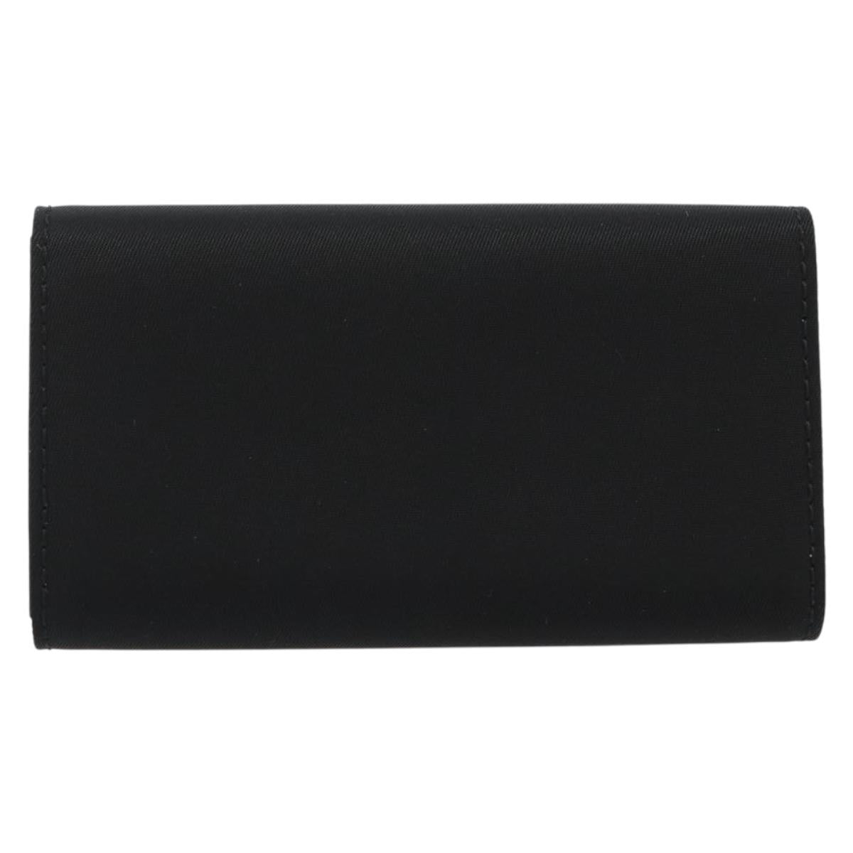 PRADA Key Case Nylon Black Black Auth 188658A