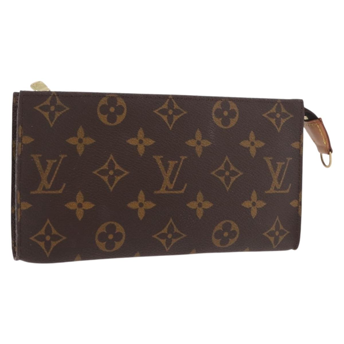LOUIS VUITTON Monogram Bucket GM Accessory Pouch LV Auth 188665
