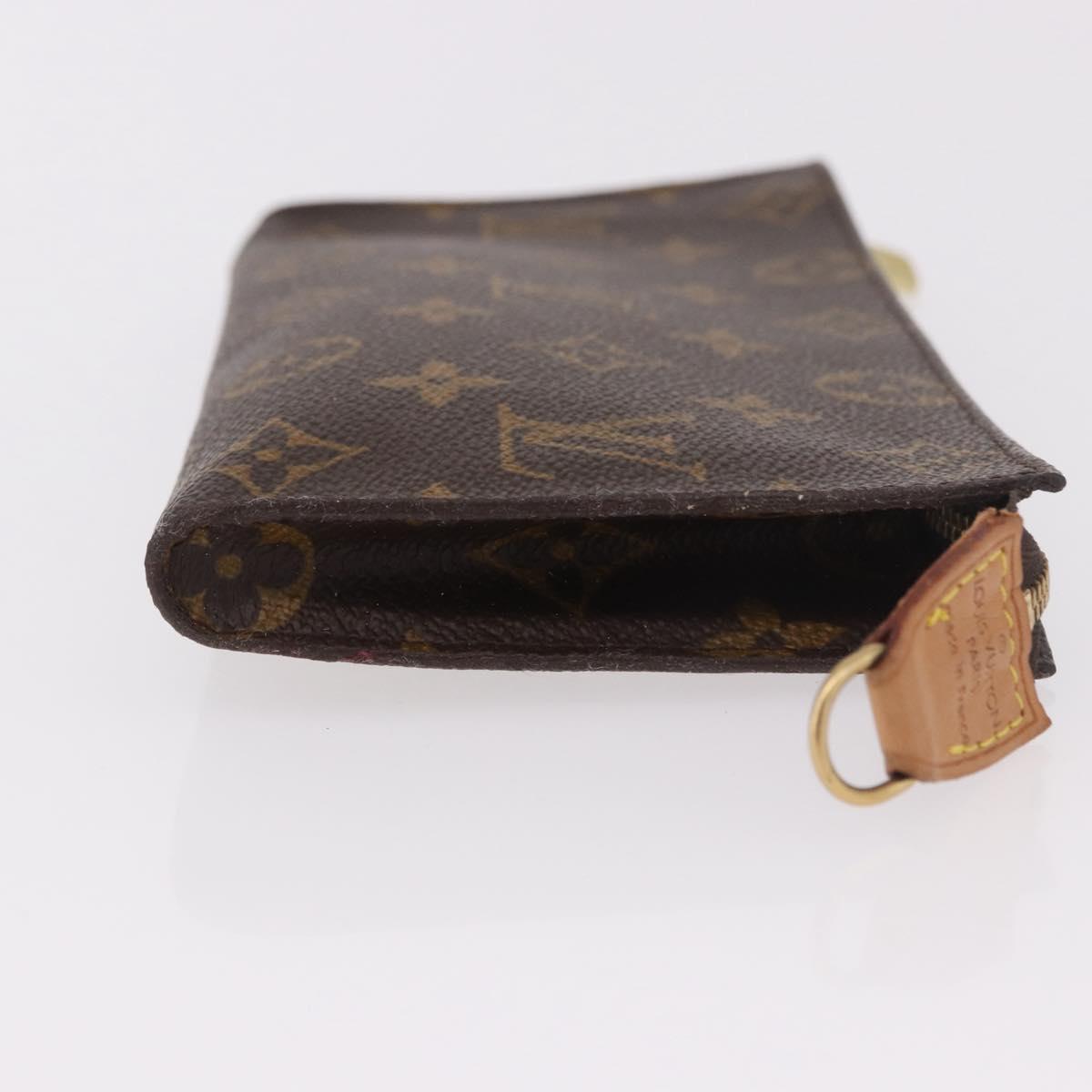 LOUIS VUITTON Monogram Bucket GM Accessory Pouch LV Auth 188665
