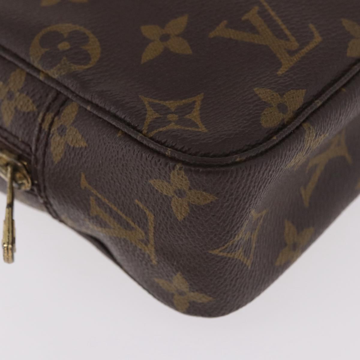 LOUIS VUITTON Monogram Trousse Toilette 18 Pouch M47526 LV Auth 188666