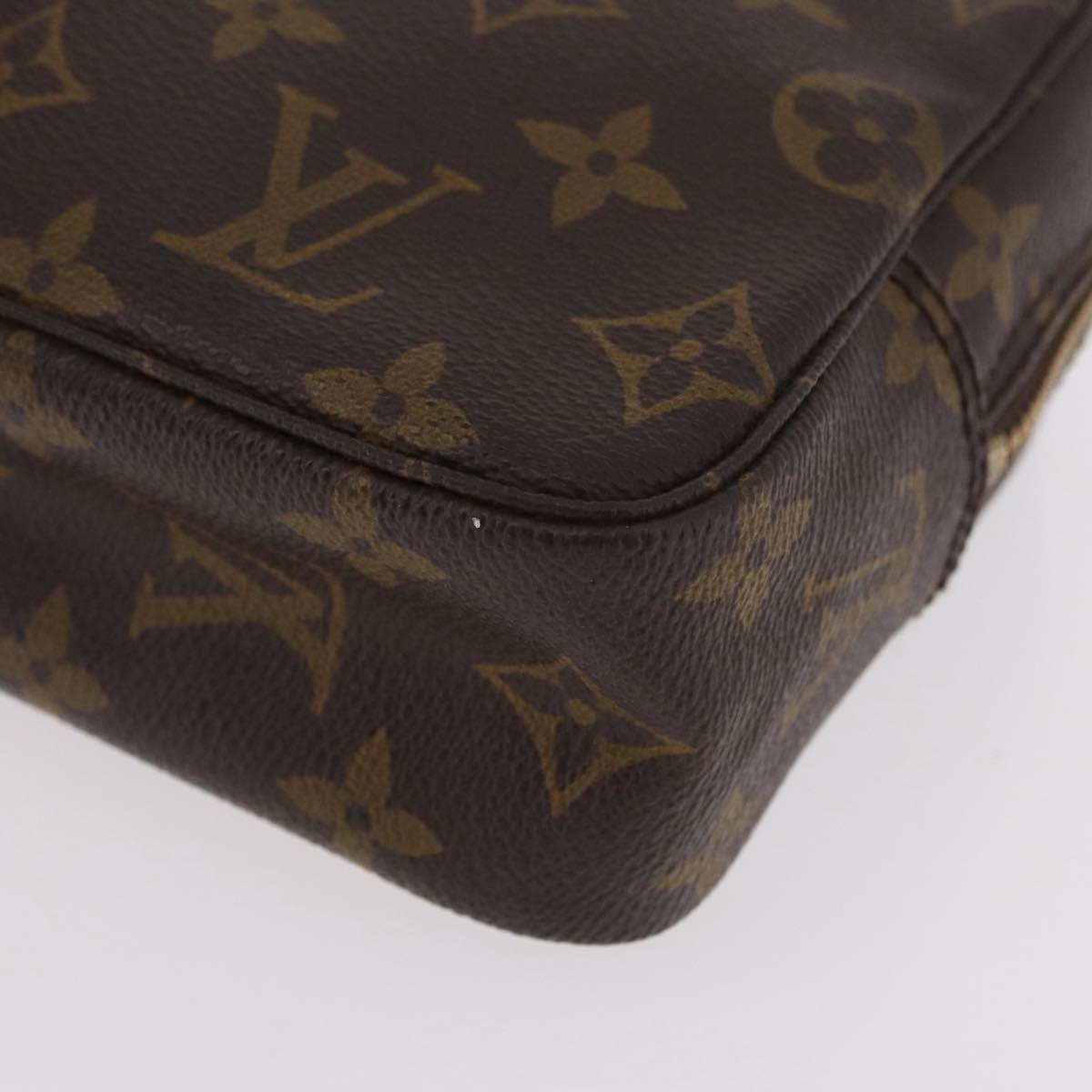 LOUIS VUITTON Monogram Trousse Toilette 18 Pouch M47526 LV Auth 188666