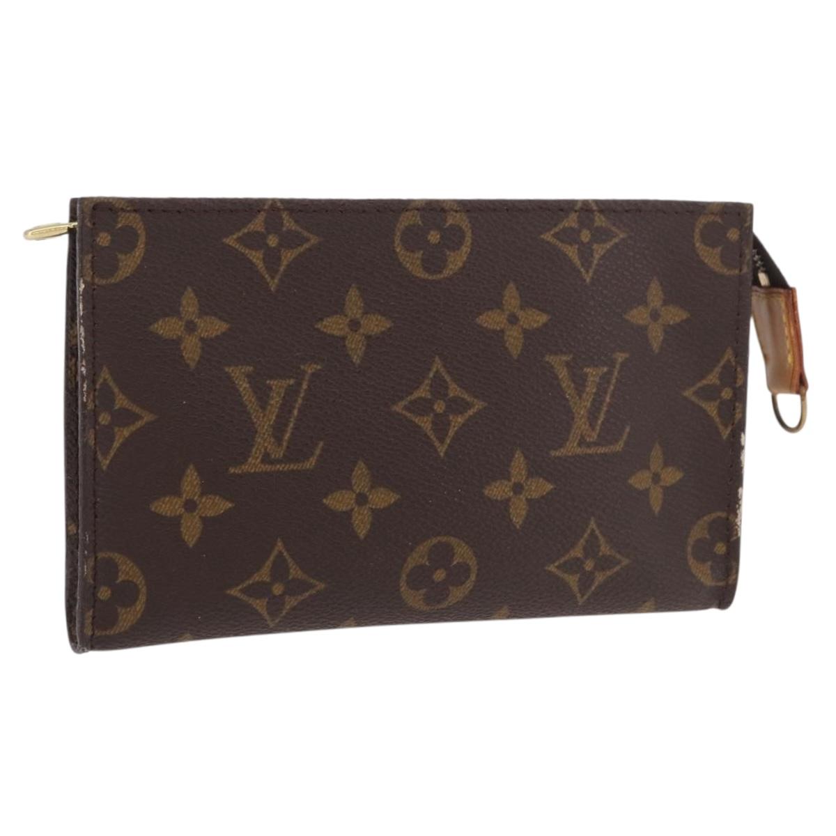 LOUIS VUITTON Monogram Bucket PM Accessory Pouch LV Auth 188670