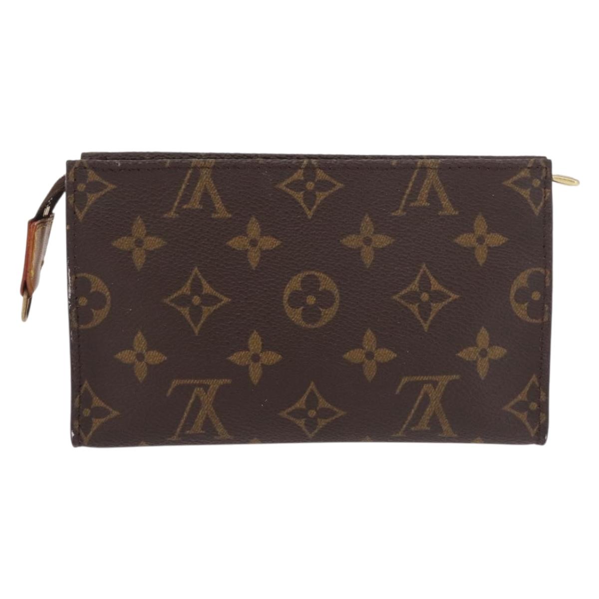 LOUIS VUITTON Monogram Bucket PM Accessory Pouch LV Auth 188670