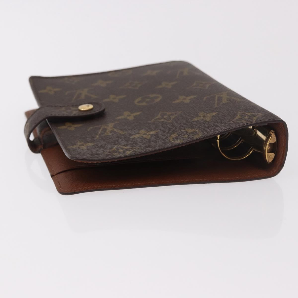 LOUIS VUITTON Monogram Agenda MM Day Planner Cover R20105 LV Auth 188671