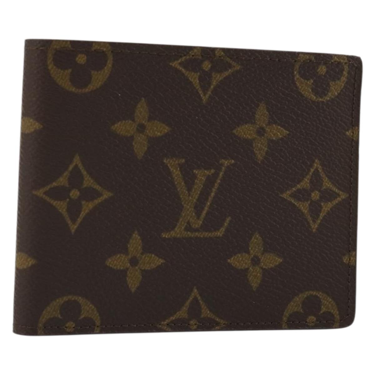 LOUIS VUITTON Monogram Porte Billets 9 Cartes Credit Wallet M60930 Auth 188673A