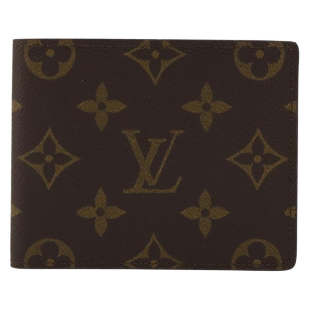 LOUIS VUITTON Monogram Porte Billets 9 Cartes Credit Wallet M60930 Auth 188673A