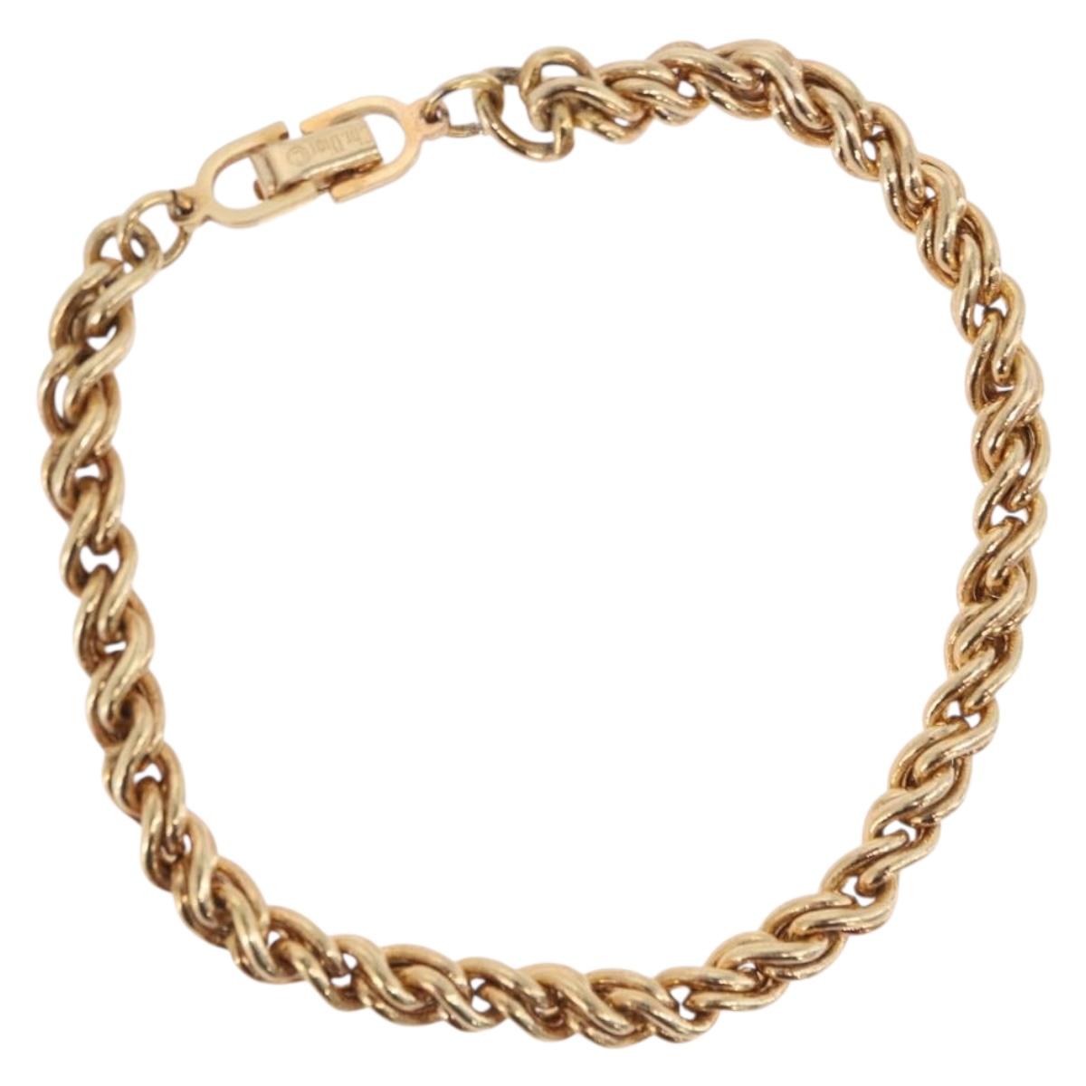 Christian Dior Bracelet metal Gold Auth 188683