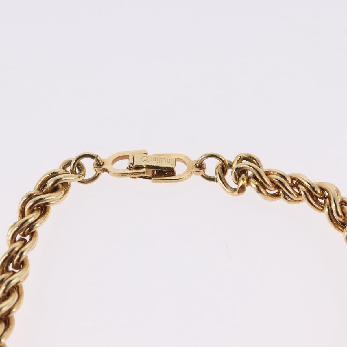 Christian Dior Bracelet metal Gold Auth 188683