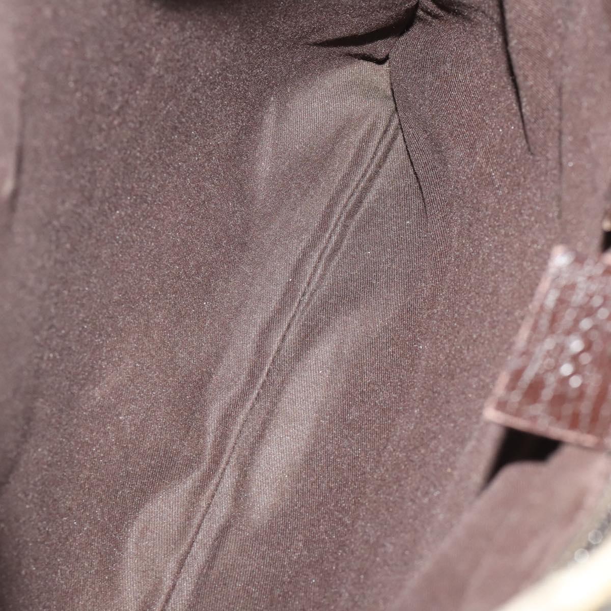 GUCCI GG Supreme GG Canvas Web Sherry Line Bag PVC 4 Set Beige Auth 188688