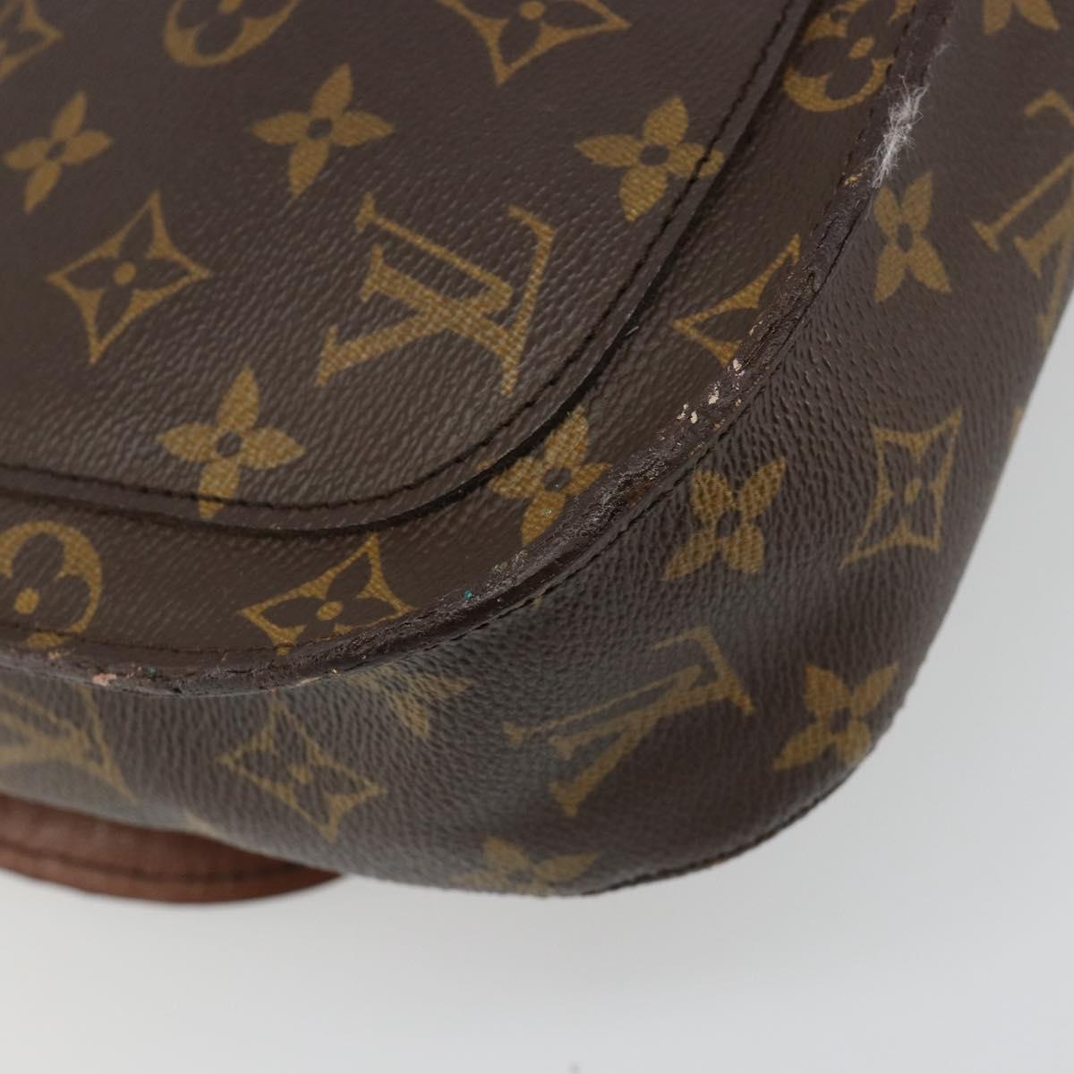 LOUIS VUITTON Monogram Saint Cloud GM Shoulder Bag M51242 LV Auth 188703