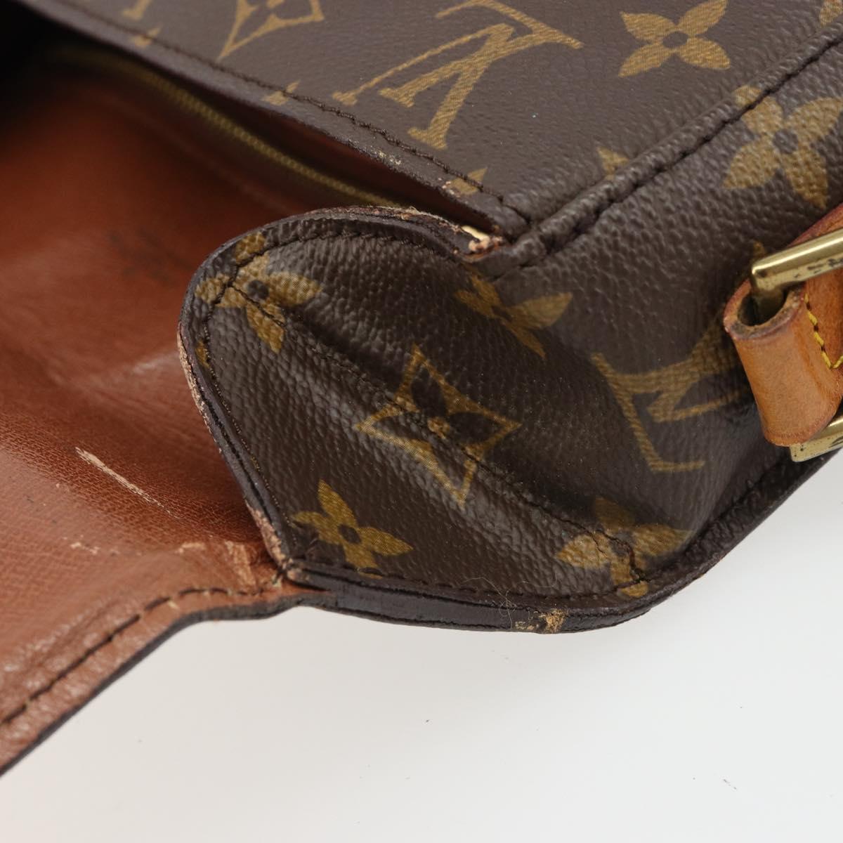 LOUIS VUITTON Monogram Saint Cloud GM Shoulder Bag M51242 LV Auth 188703
